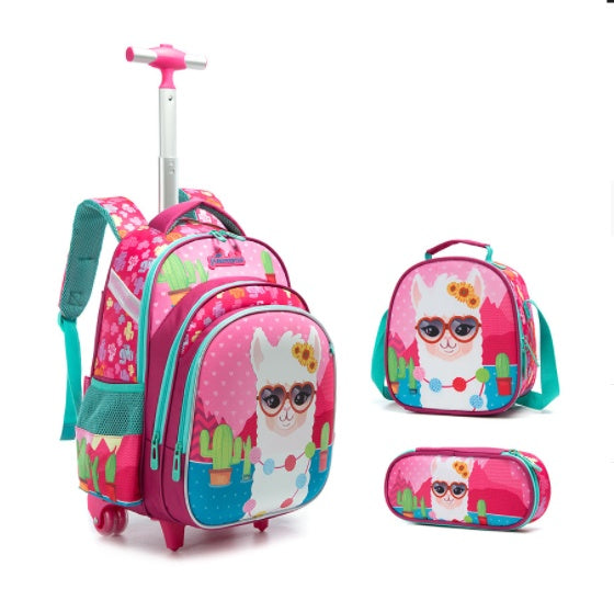 Three-piece Trolley Bag For Primary School Students