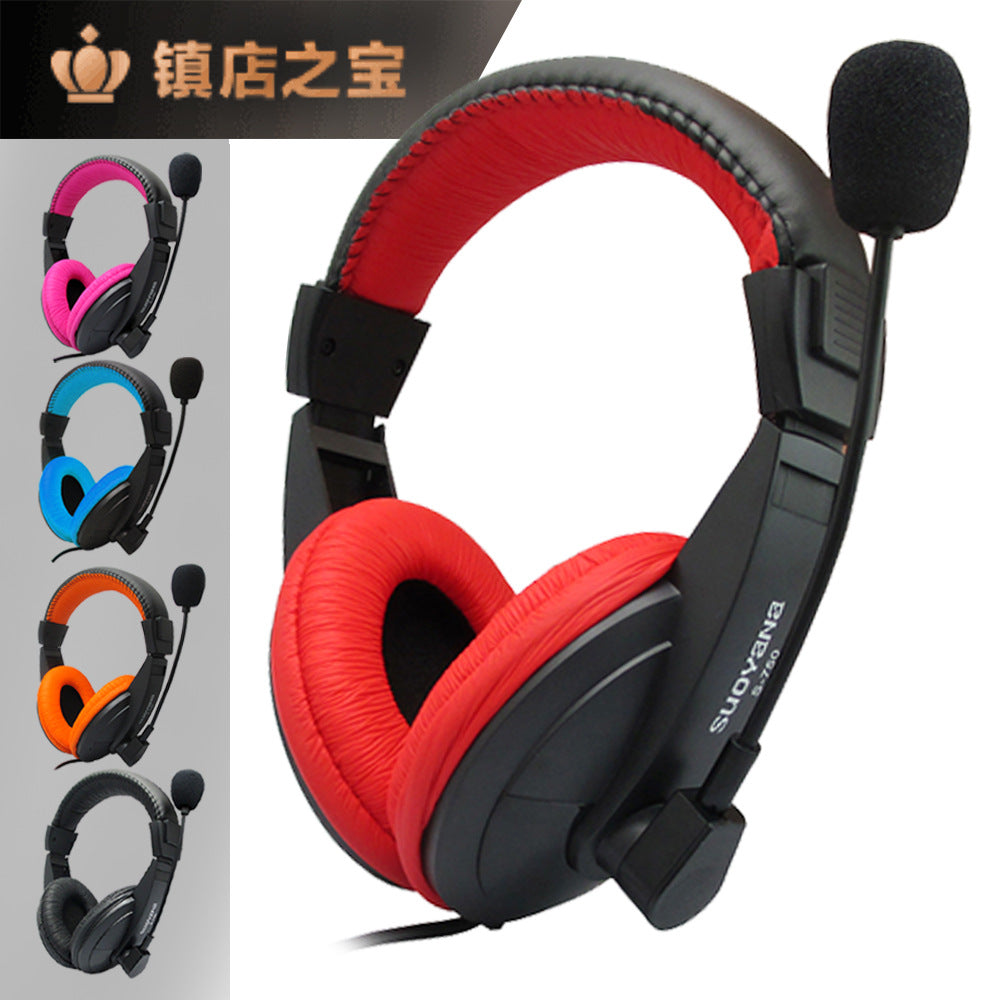 Earphone Headset Computer Headset Non-Wireless Siberia Gaming Headset Microphone