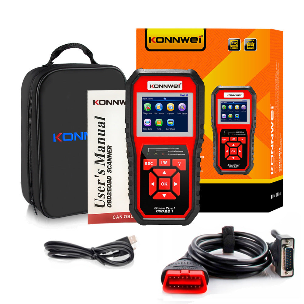 KW850 OBD2 CAN BUS Code Reader car engine fault code detector scanner