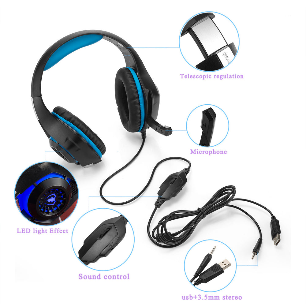 Beexcellent GM-1 Head-mounted Computer Mobile Gaming Gaming Headset PS4 Headset