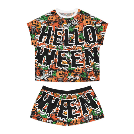 Halloween 01 Women's Short Pajama Set (AOP)