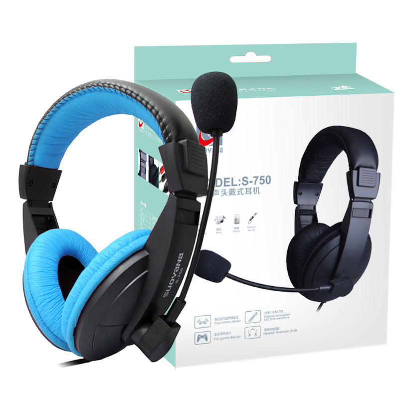 Earphone Headset Computer Headset Non-Wireless Siberia Gaming Headset Microphone