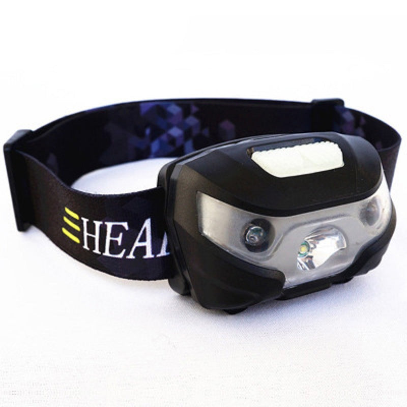 Headlamp Intelligent Induction Headlamp Strong Light USB Charging Night Riding Night Fishing Headlamp New Infrared Induction Flashlight Headlamp