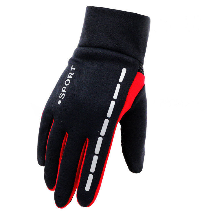 Outdoor Driving Men's Sports Fitness Autumn And Winter Cycling Gloves