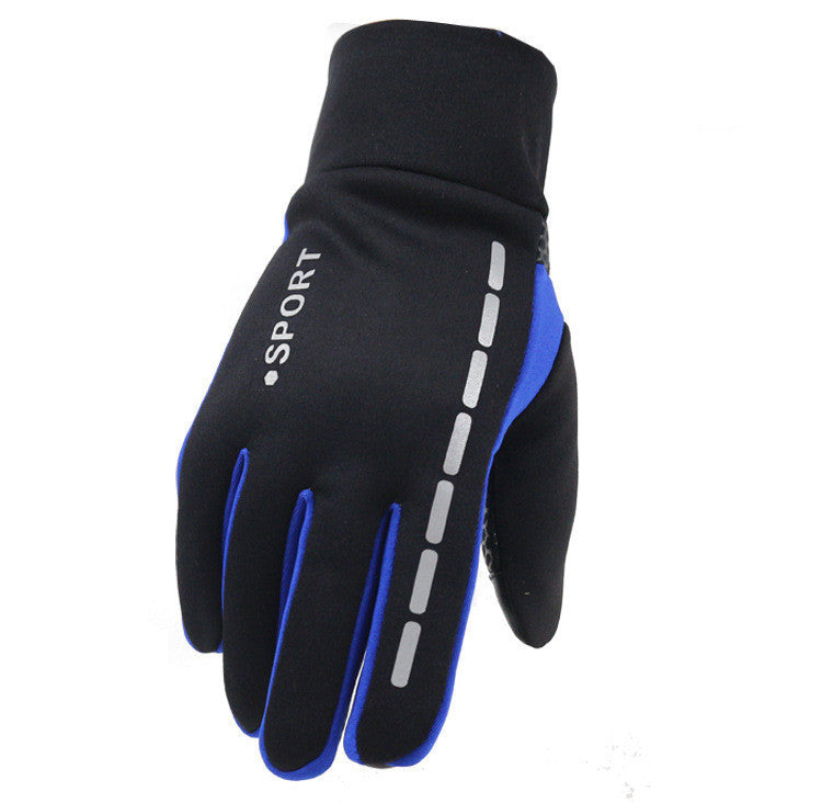 Outdoor Driving Men's Sports Fitness Autumn And Winter Cycling Gloves