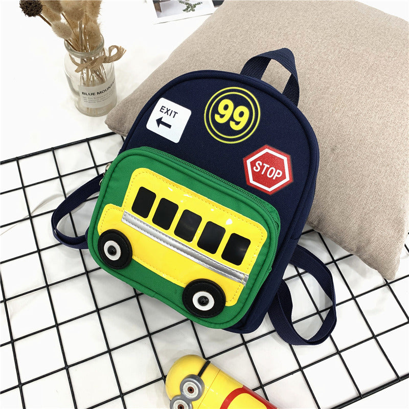 Heopono Durable Nice Little Children School Book Bag Small Boys Girls Cartoon Cute Mini Funny Back to School Backpack for Kids