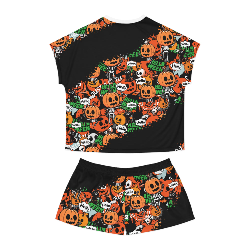 Copy of Copy of Halloween 01 Women's Short Pajama Set (AOP)