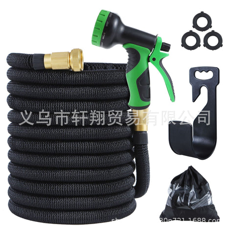 High Pressure Metal Car Wash Water Gun Household Telescopic Water Pipe Hose Foam Set Garden Watering Gj Set