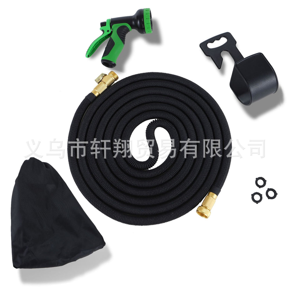 High Pressure Metal Car Wash Water Gun Household Telescopic Water Pipe Hose Foam Set Garden Watering Gj Set