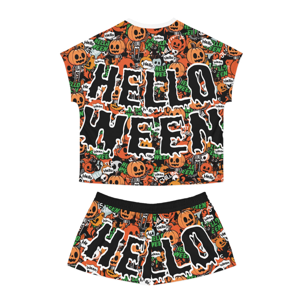 Halloween 01 Women's Short Pajama Set (AOP)