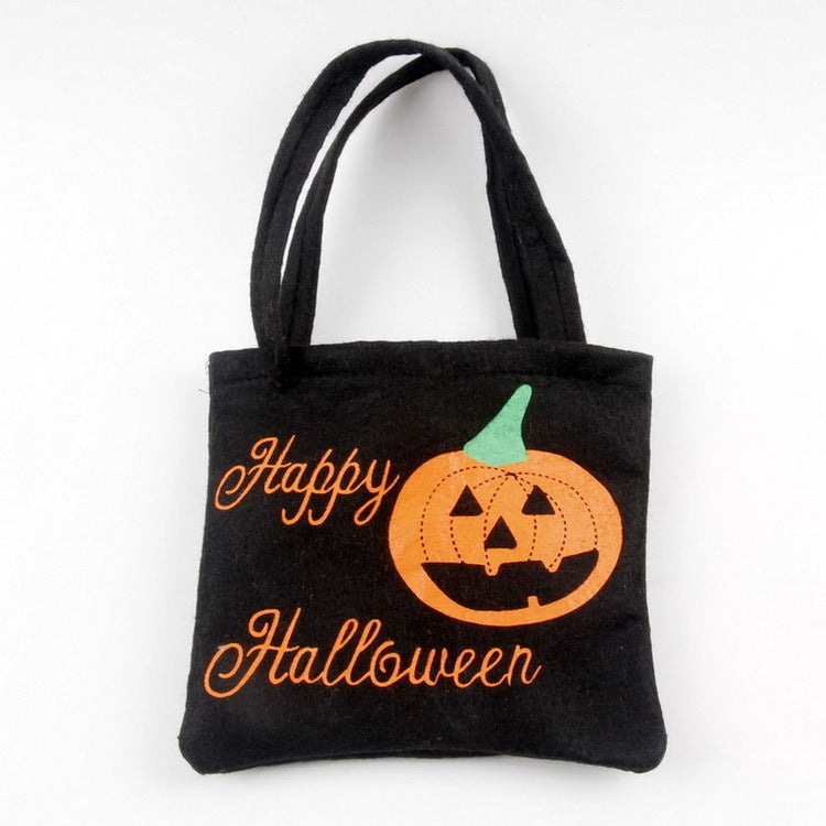 Halloween Spider Pumpkin Print Shoulder Bag Children's Candy Gift Bags Small Handbags Women