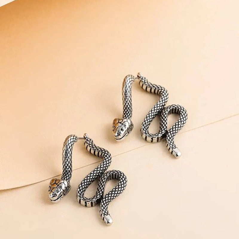 Ear Clip Women's Cool Style Personality Simulated Snakes Trendy Detachable