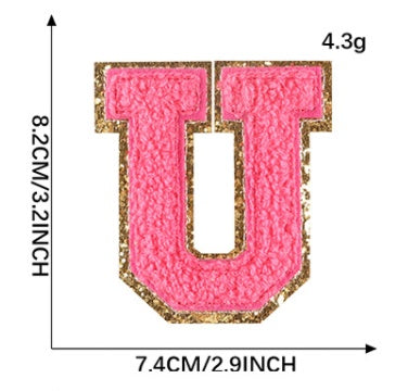 Computerized Embroidery Towel Embroidery English Garment Accessories Fabric Stickers