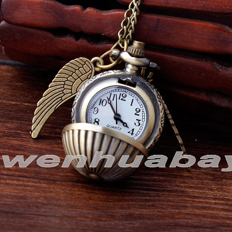 Retro Pocket Watch Necklace