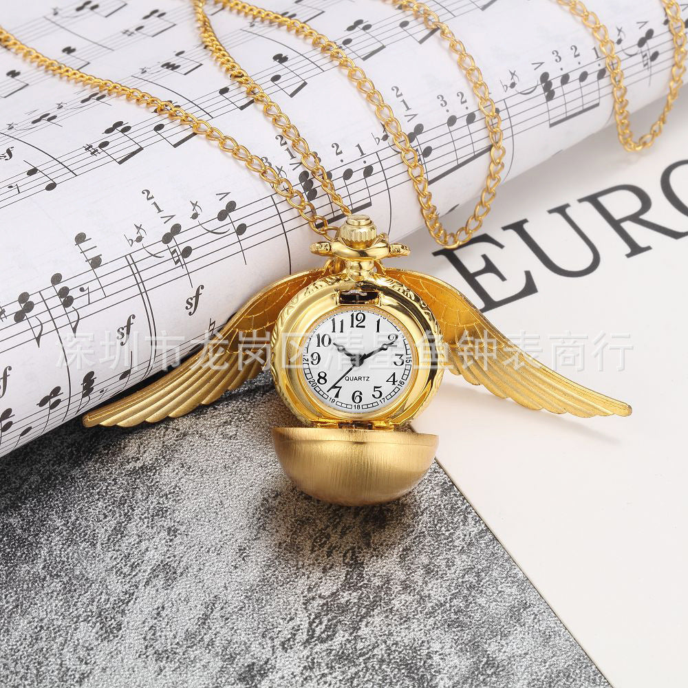 Retro Pocket Watch Necklace