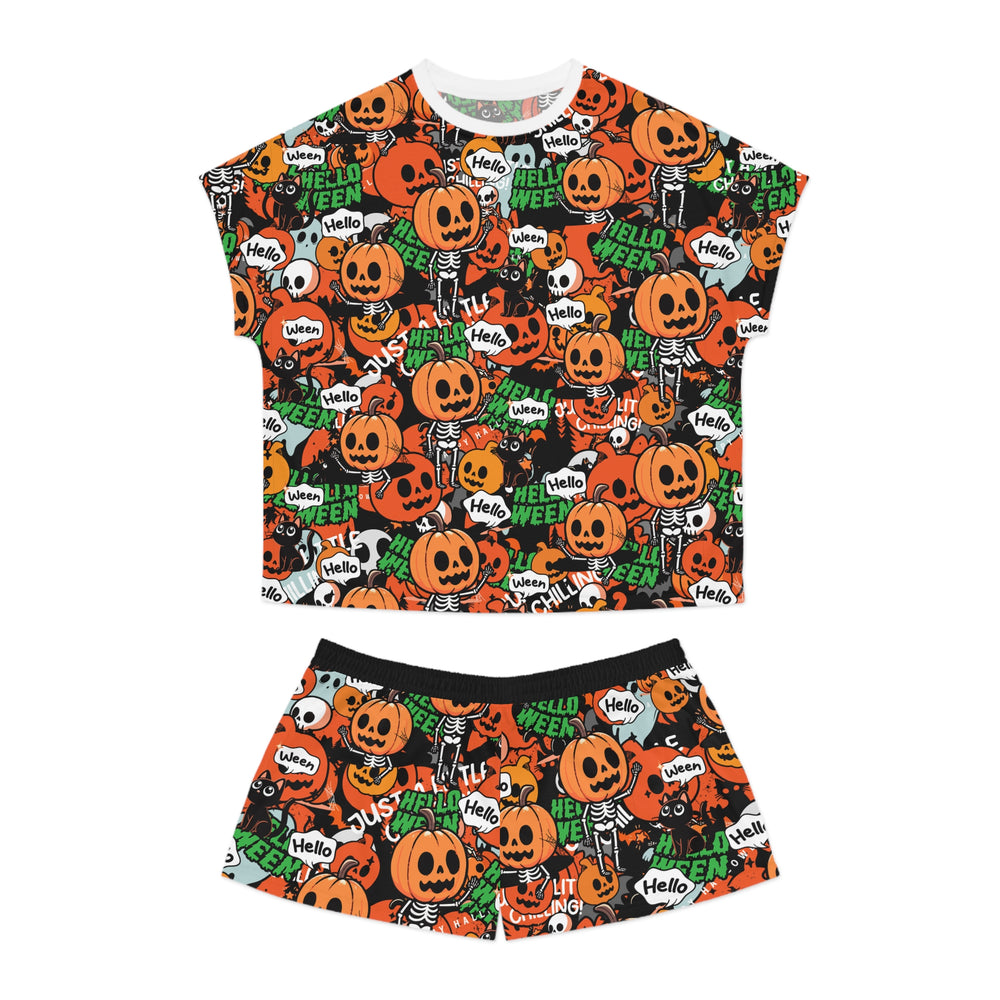 Copy of Halloween 01 Women's Short Pajama Set (AOP)