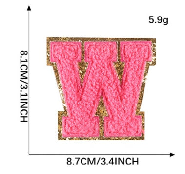 Computerized Embroidery Towel Embroidery English Garment Accessories Fabric Stickers