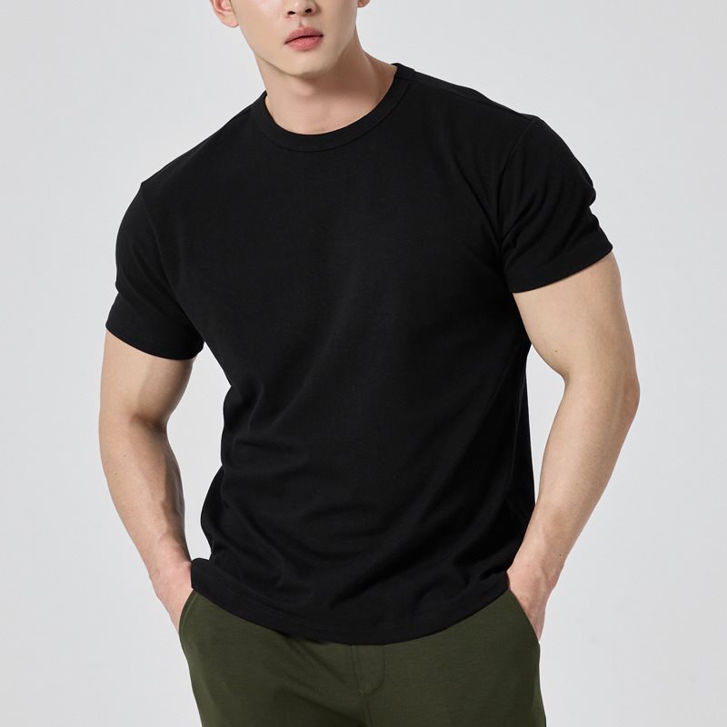 Fitness Sports Round Neck Men's Short-sleeved T-shirt