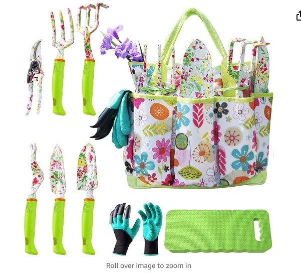 Garden Floriculture Pruning Kit Printed Fashion Tillage Planting Tool Combination Set Garden Planting