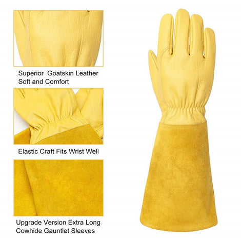 Sheepskin Long Gloves Welding Tool Gloves