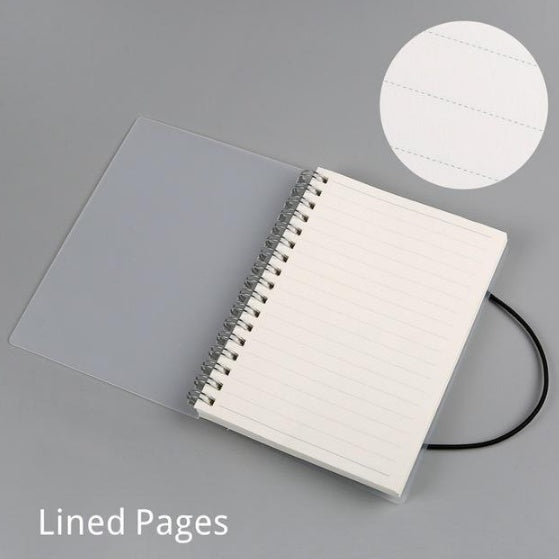 Plastic Cover Bound Spiral Coil Notebook