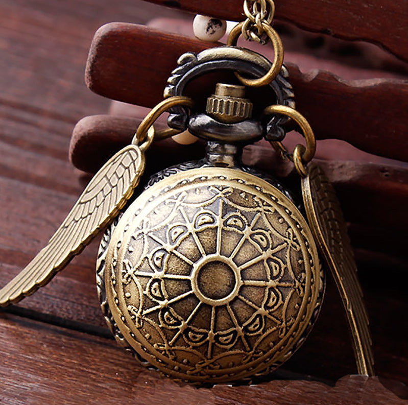 Retro Pocket Watch Necklace