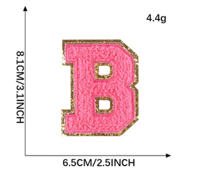 Computerized Embroidery Towel Embroidery English Garment Accessories Fabric Stickers