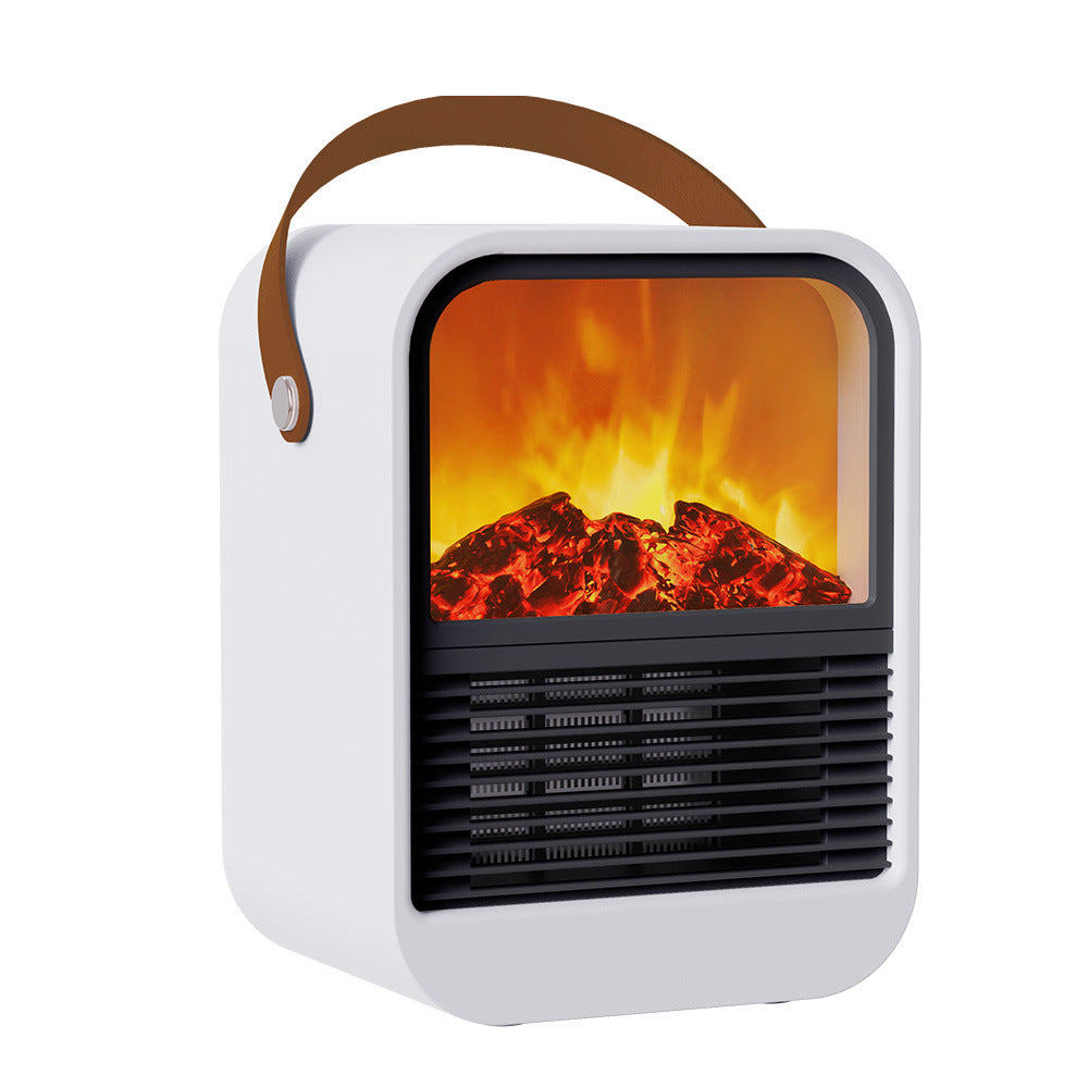 Flame Mountain Desktop Warm Air Blower Small Household Portable