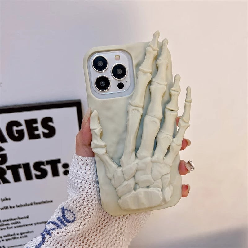 Skull Hand Bone Three-dimensional Relief Mobile Phone Protective Case