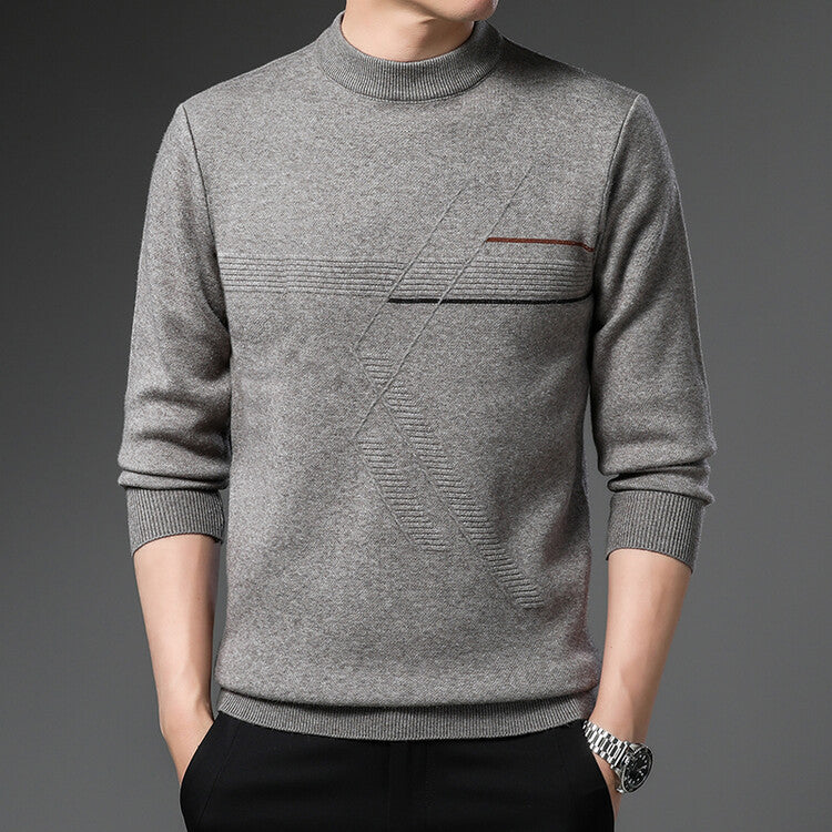 Thickened Sweater Men's Round Neck Loose Casual