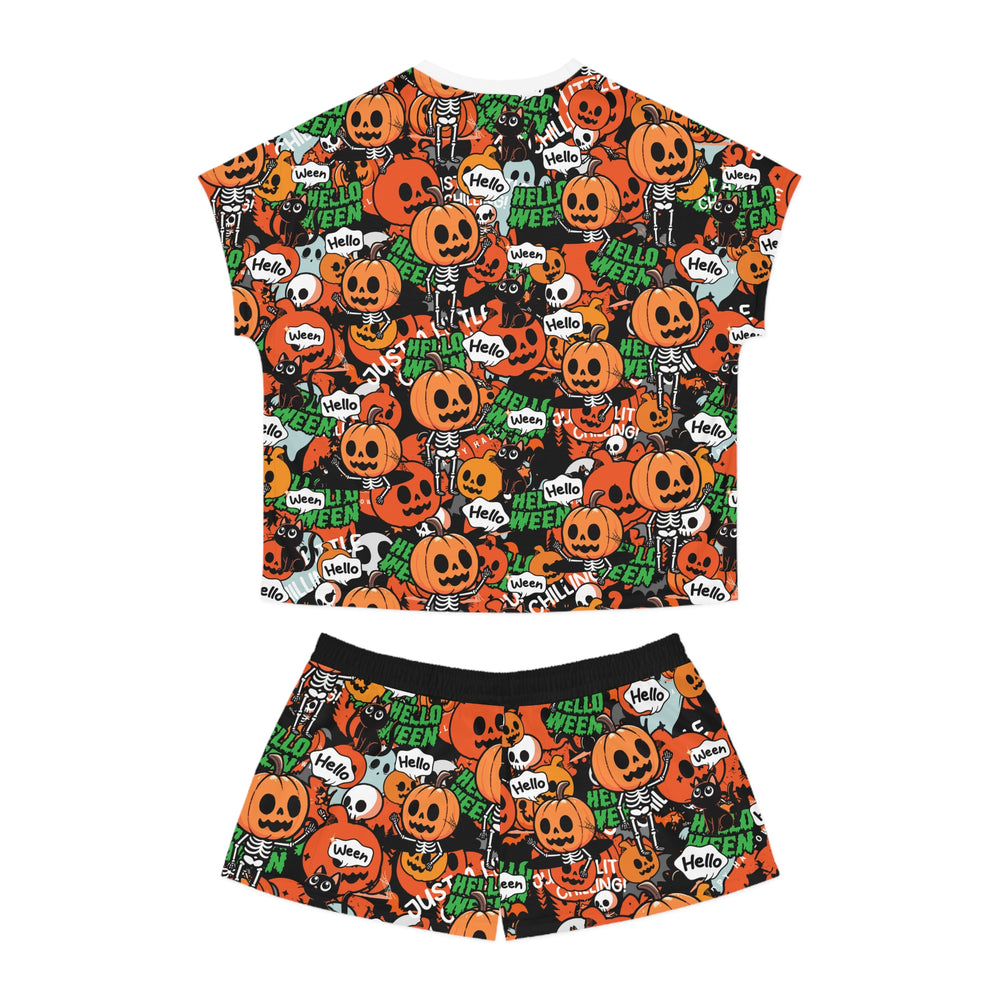 Copy of Halloween 01 Women's Short Pajama Set (AOP)