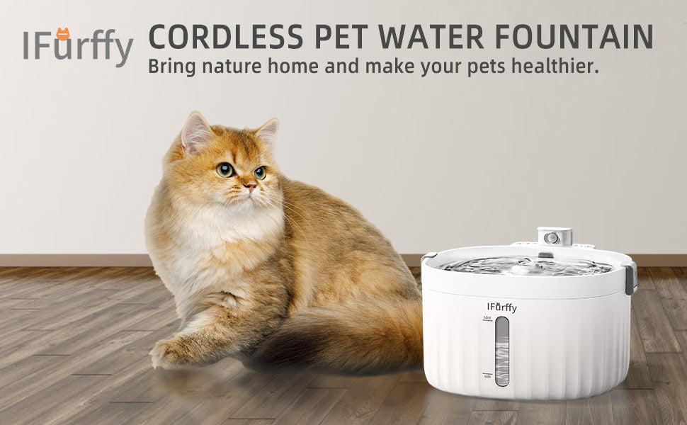 Smart drinking fountain for cats and dogs