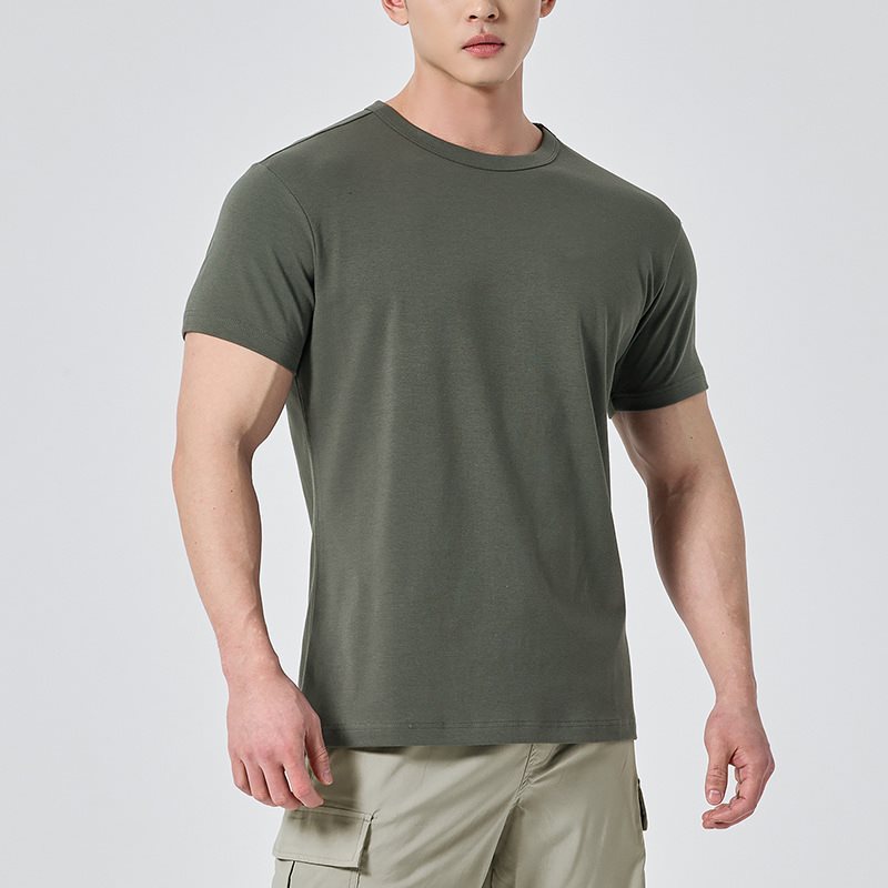 Fitness Sports Round Neck Men's Short-sleeved T-shirt