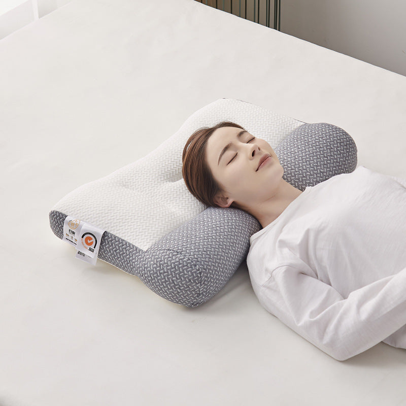 Japanese-style Cervical Repairing Pillow To Help Sleep Partition Comfortable Traction Pillow Core Gift Pillow Household Knitted Pillow Core