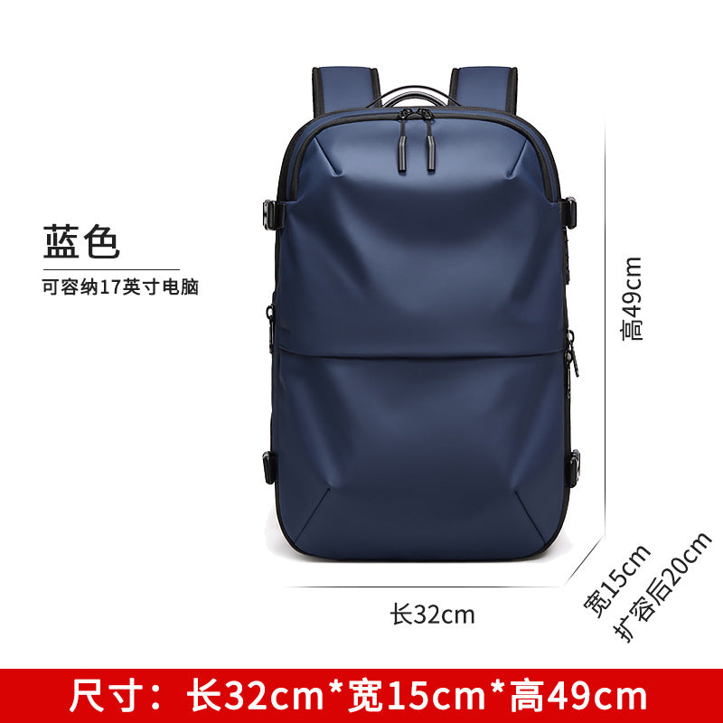 Customized New Men's Shoulder Bag Large Capacity Vacuum Compression Multifunctional Computer Backpack Men's Bag