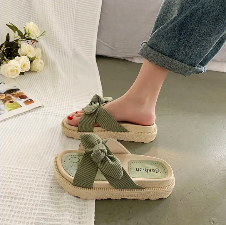 Women's Summer Wear Two-Wearing Out-of-the-Box Thick-soled Beach Shoes