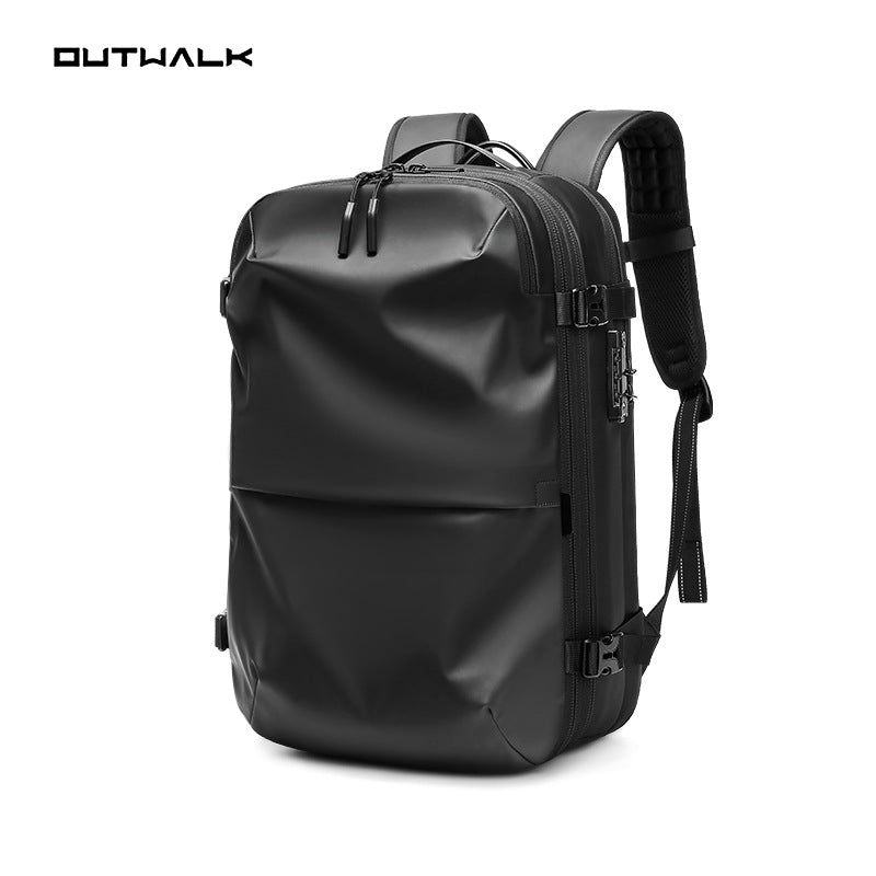 Customized New Men's Shoulder Bag Large Capacity Vacuum Compression Multifunctional Computer Backpack Men's Bag