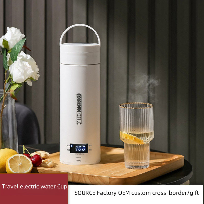 Portable Electric Heating Water Cup Travel Heating Cup Kettle Heat Preservation Integrated Health Cup Dormitory Small Heating Water Cup