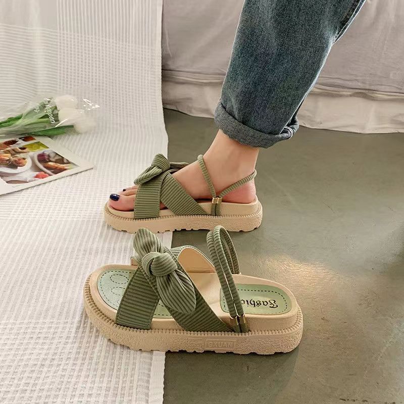 Women's Summer Wear Two-Wearing Out-of-the-Box Thick-soled Beach Shoes