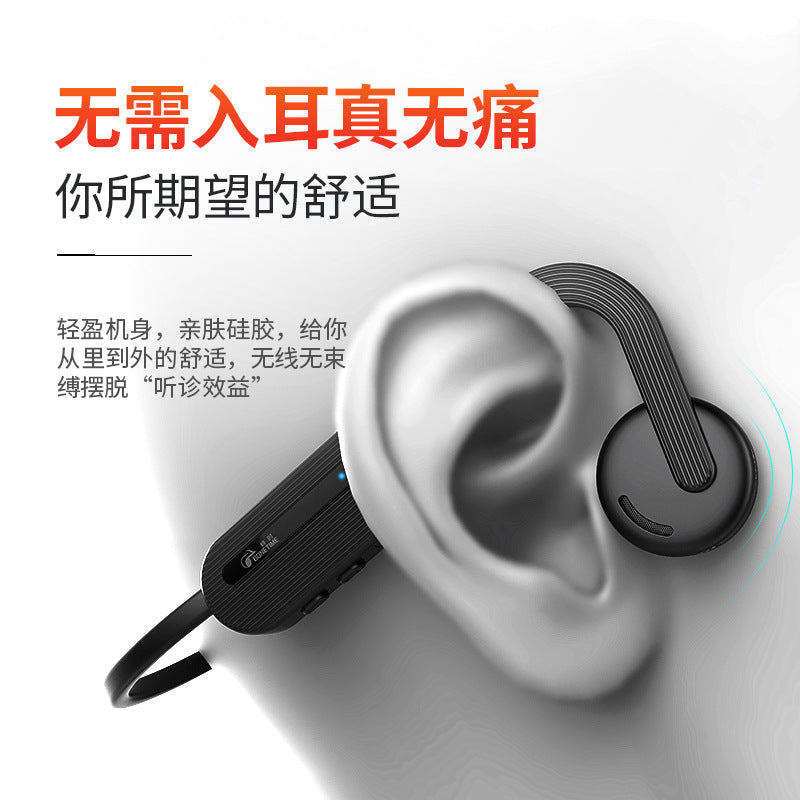 New Concept Of Bone Conduction, Air Conduction Bluetooth Headset, Wireless Sports And Running Earphones