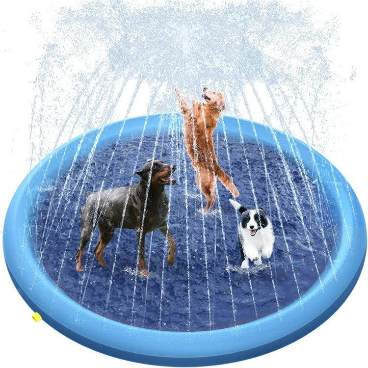 Pvc Dog Water Spray Pad  100 150 170 200cm  Thick Water Spray Pad