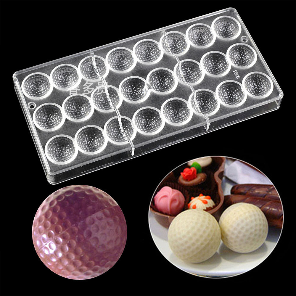 PE Chocolate Mold Square Lattice Round Love Egg Ice Chocolate Baking Tools A Variety Of Optional