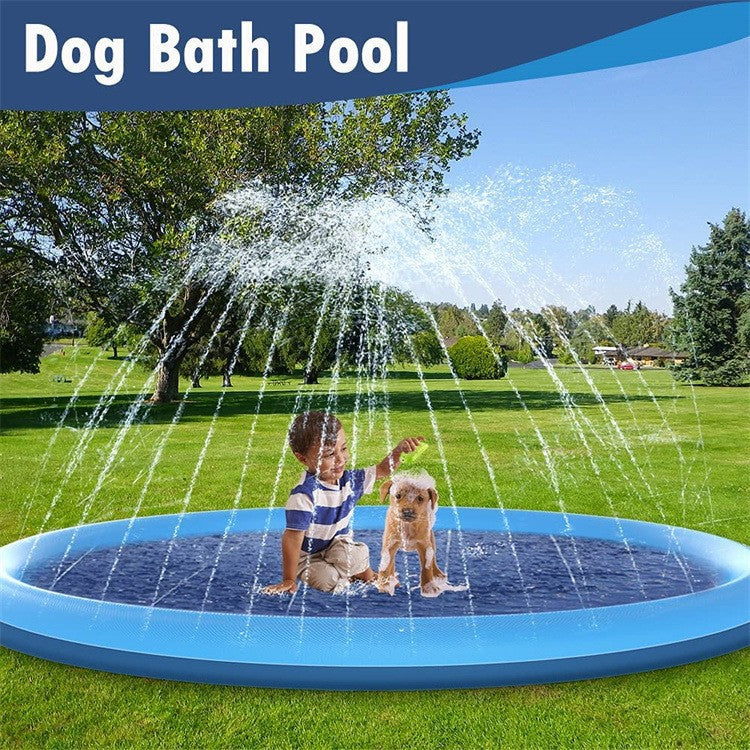 Pvc Dog Water Spray Pad  100 150 170 200cm  Thick Water Spray Pad