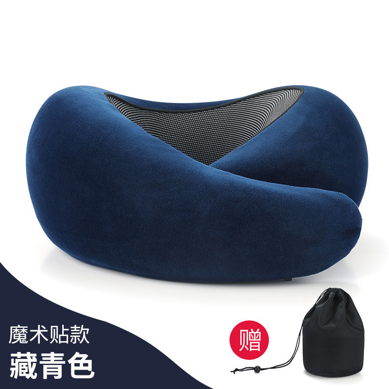 U-shaped Pillow Memory Cotton Travel Aircraft Neck U-shaped Pillow Neck Pillow Can Be Stored Sleeping Artifact Cervical Pillow