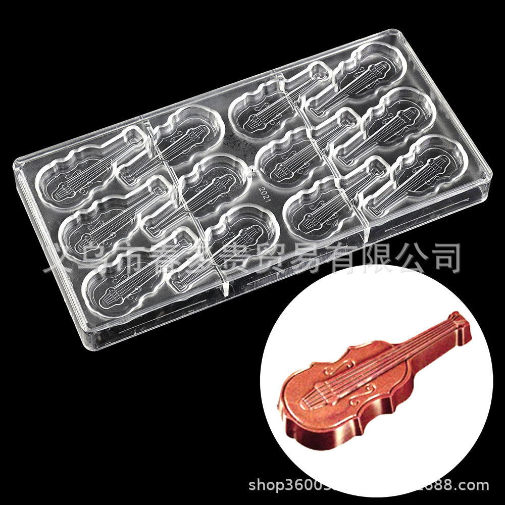 PE Chocolate Mold Square Lattice Round Love Egg Ice Chocolate Baking Tools A Variety Of Optional