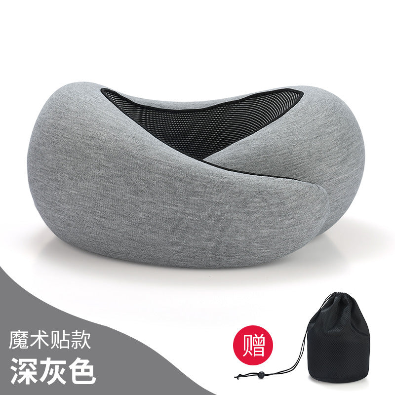 U-shaped Pillow Memory Cotton Travel Aircraft Neck U-shaped Pillow Neck Pillow Can Be Stored Sleeping Artifact Cervical Pillow