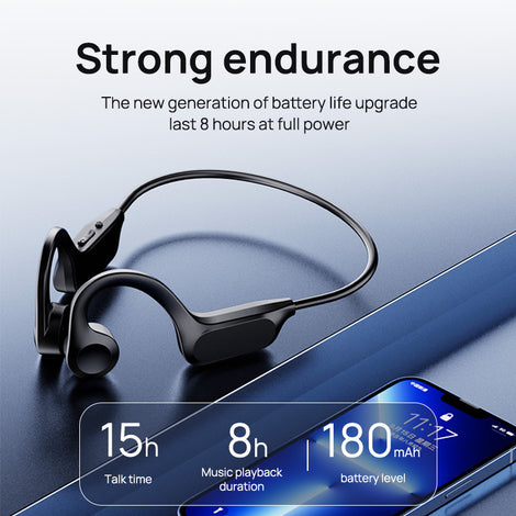 X7 Bone Conduction New Concept Air Conduction Bluetooth Headset Wireless Sports Running In-ear