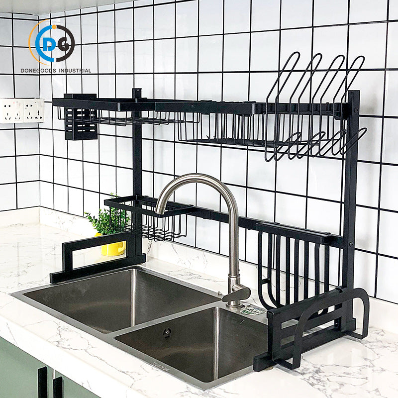 Kitchen Sink Storage Rack Countertop Bowl Storage Rack Retractable Bowl Rack Sink Upper Dish Rack Drain Rack