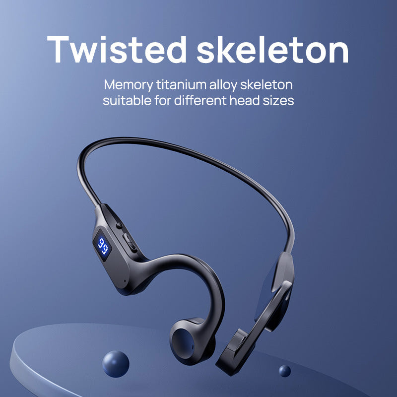 X7 Bone Conduction New Concept Air Conduction Bluetooth Headset Wireless Sports Running In-ear