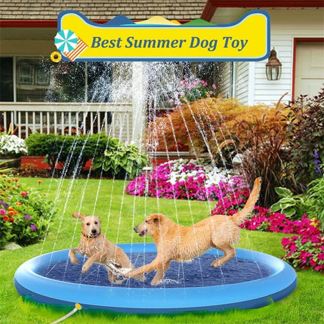 Pvc Dog Water Spray Pad  100 150 170 200cm  Thick Water Spray Pad